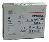 Disjuntor Monopolar GE EP101ULC06 Curva C 6A 277v 10kA - Cabo Eletro