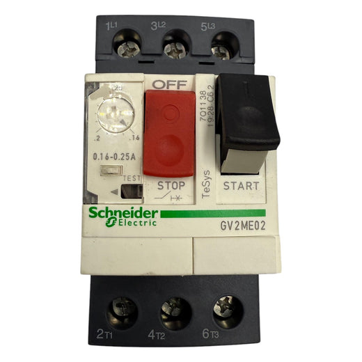 Disjuntor Motor Schneider GV2ME02 0,16-0,25A - Cabo Eletro