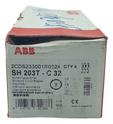 Disjuntor Tripolar ABB SH203T C32 2CDS233001R0324 32A - Cabo Eletro