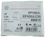 Disjuntor Tripolar GE EP100UL EP103ULC30 686915 3P C30 10kA - Cabo Eletro