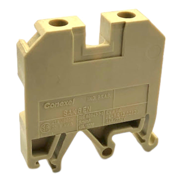 Borne de Passagem Weidmuller SAK 6 EN 6mm² 41A 800v KIT 50 - Cabo Eletro