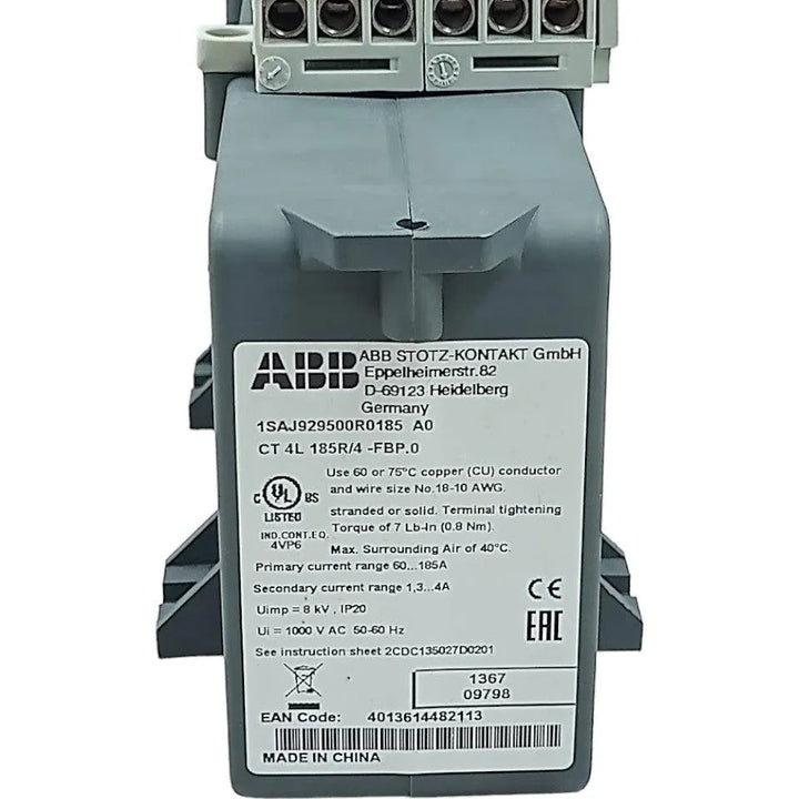 Transformador de Corrente ABB CT4L185R/4-FBP.0 60-185A - Cabo Eletro