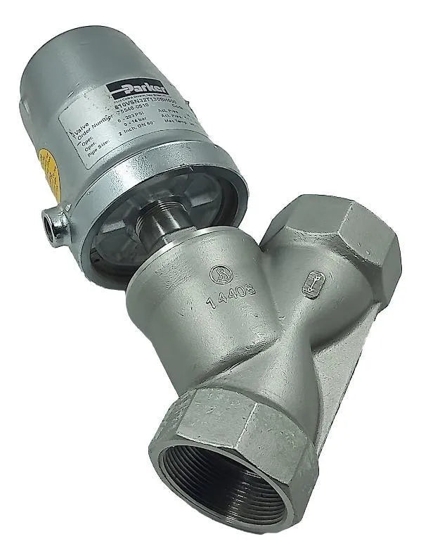 Válvula Pneumática Parker 810VSN32T130BH000 2” DN50 203Psi - Cabo Eletro