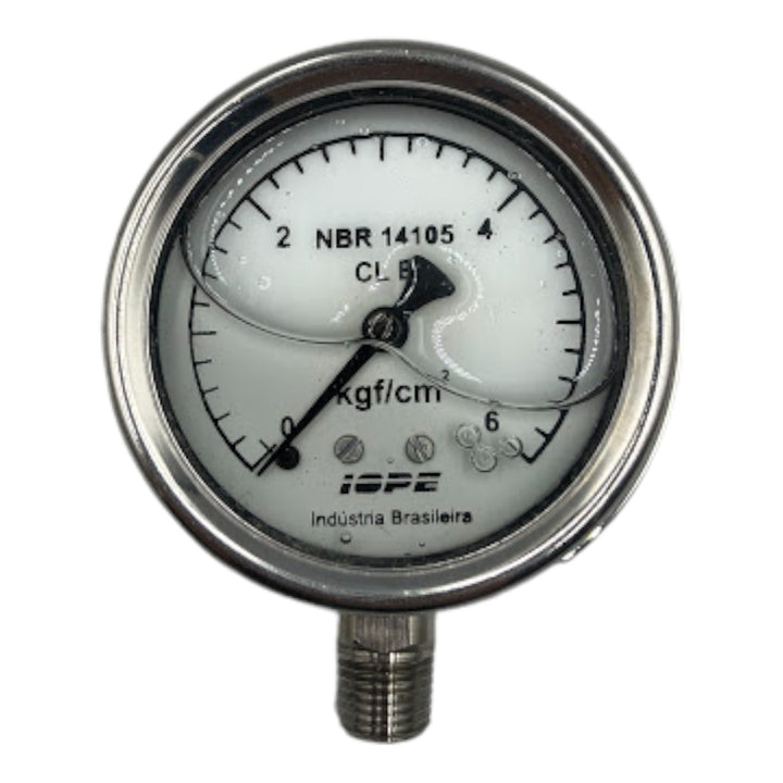 Manômetro IOPE DN 60mm 0 a 6kgf/cm² 1/4NPT - Cabo Eletro