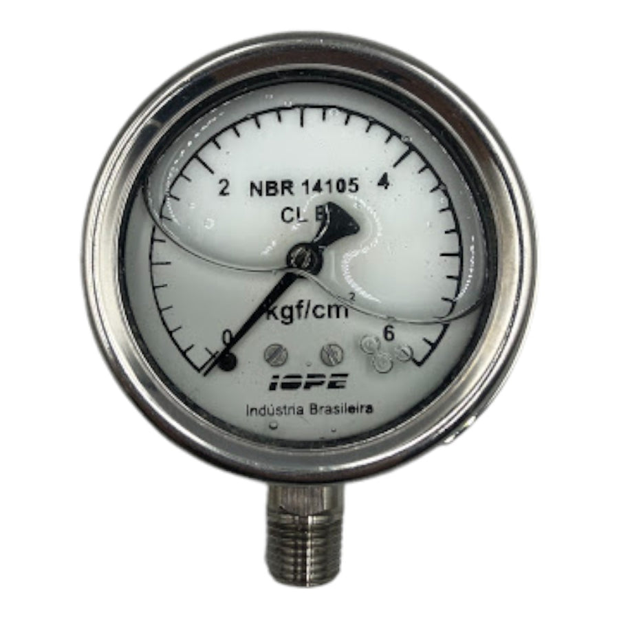Manômetro IOPE DN 60mm 0 a 6kgf/cm² 1/4NPT - Cabo Eletro