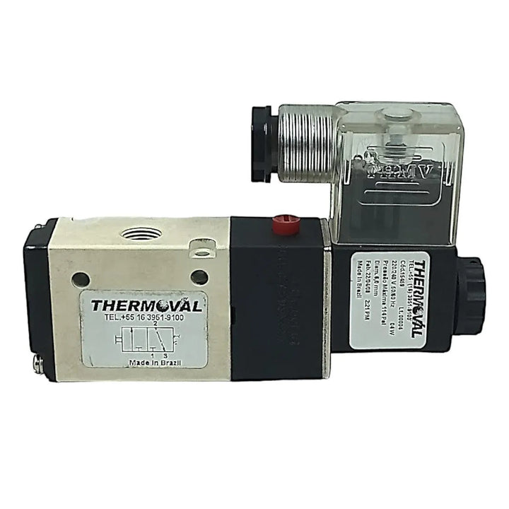 Válvula Pneumática Thermoval 15459 220/240v 114 PSI 6,0mm - Cabo Eletro