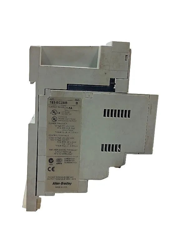 Relé de Sobrecarga Allen-Bradley 193-EC2AB B 1-5A - Cabo Eletro