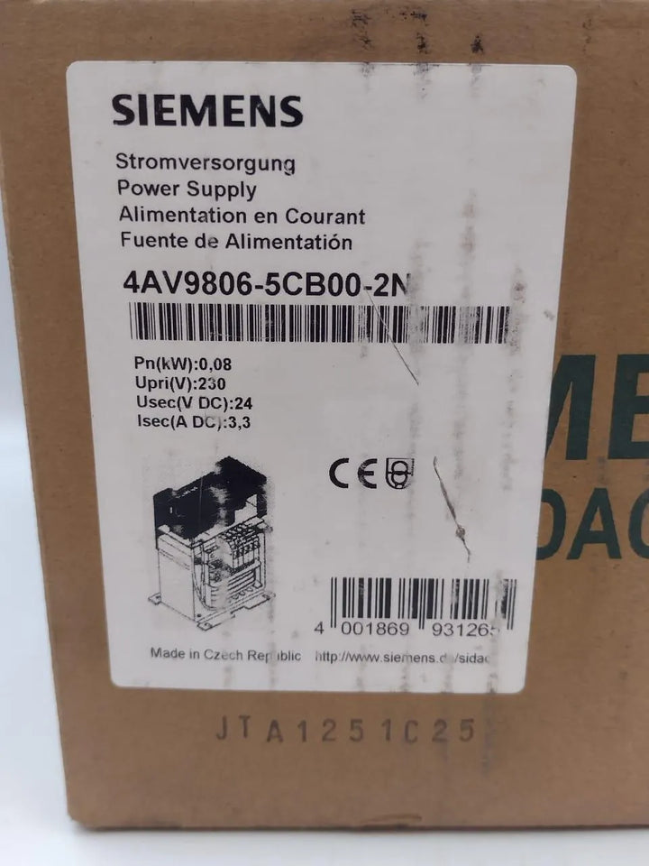 Transformador de Corrente Siemens 4av9806-5cb00-2n - Cabo Eletro