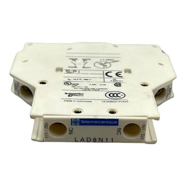 Bloco de Contato Auxiliar Telemecanique LAD8N11 1NA+1NF - Cabo Eletro