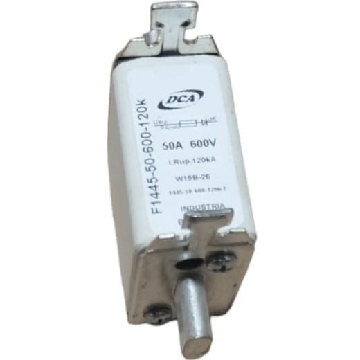 Fusível Ultra Rápido DCA NHOO 50A 600V Kit 3 Pç - Cabo Eletro