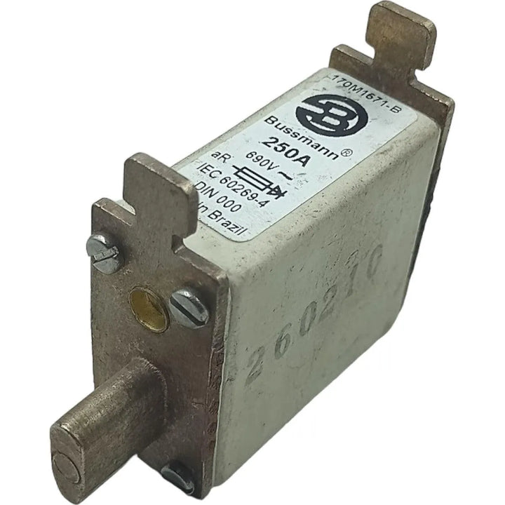 Fusível aR 000 Bussmann 170M1571-B 250A 690v - Cabo Eletro