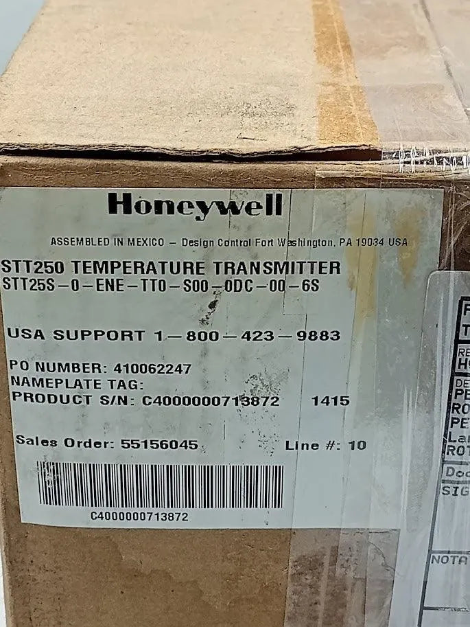 Transmissor de Temperatura Honeywell STT25S-0-ENE-TT0-S00-0D - Cabo Eletro