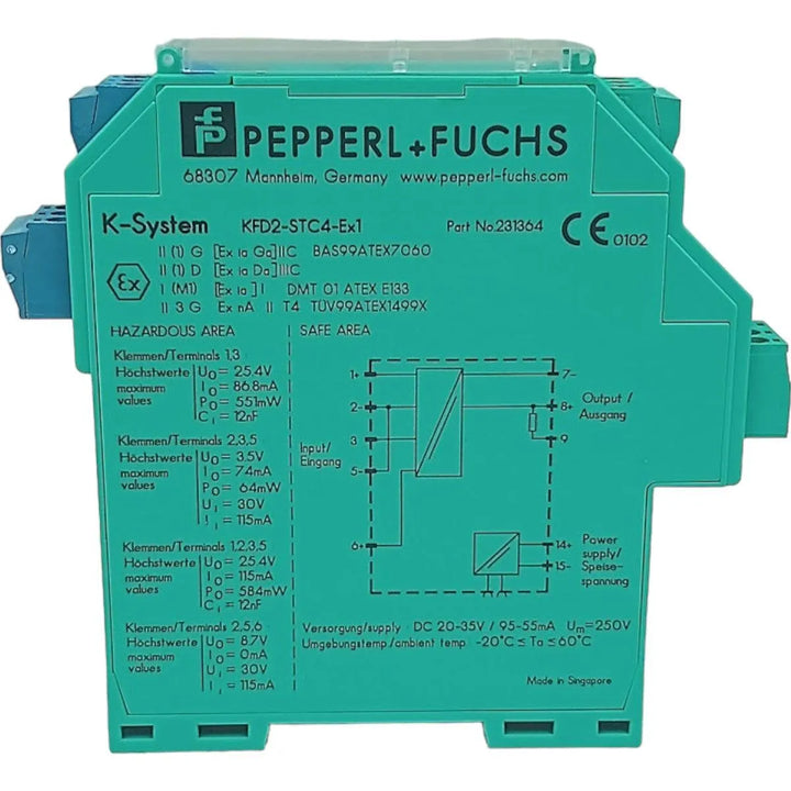 Fonte de Alimentação Pepperl+Fuchs KFD2-STC4-EX1 - Cabo Eletro