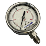 Manômetro HAMWORTHY DN 62mm 0 a 40mPa x 0 a 40Bar 1/4NPT - Cabo Eletro
