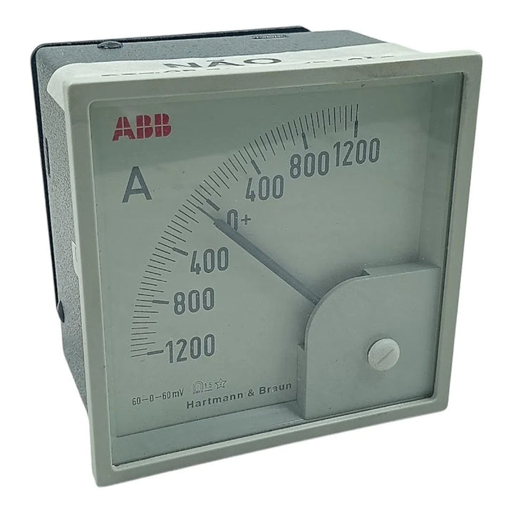 Amperimetro ABB 96x96 -1200 a +1200 -60 a +60mv - Cabo Eletro