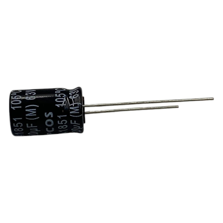 Capacitor Eletrolítico 220uf x 63v Epcos B41851 KIT 100 - Cabo Eletro