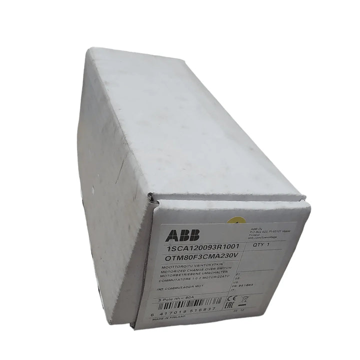 Chave Comutadora Motorizada Abb OTM80F3CMA230V 80A - Cabo Eletro