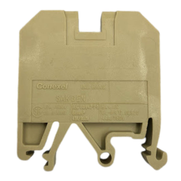 Borne de Passagem Weidmuller SAK 6 EN 6mm² 41A 800v KIT 50 - Cabo Eletro