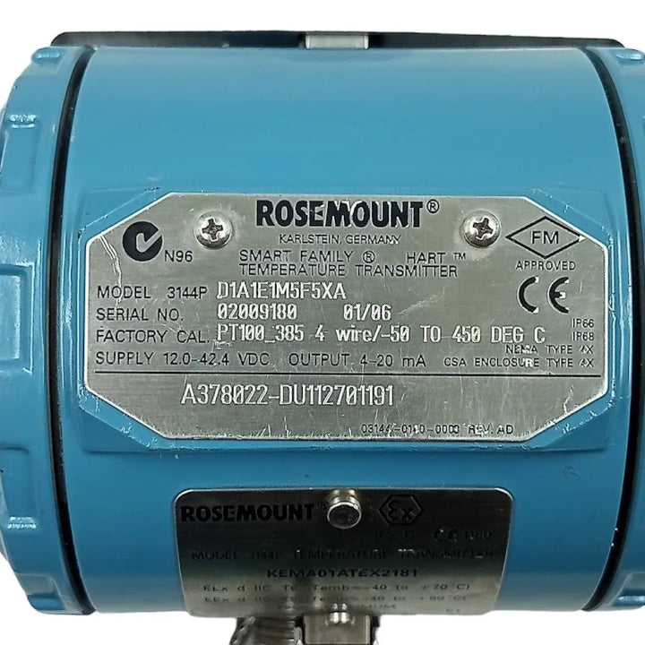 Transmissor de Temperatura Rosemount 3144PD1A1E1M5F5XA - Cabo Eletro