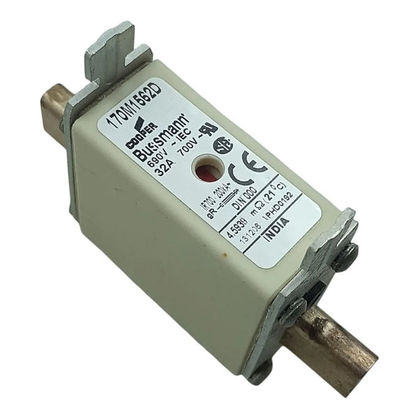 Fusivel Bussman 170M1562D 32A 690V AC IEC60269-4 - Cabo Eletro