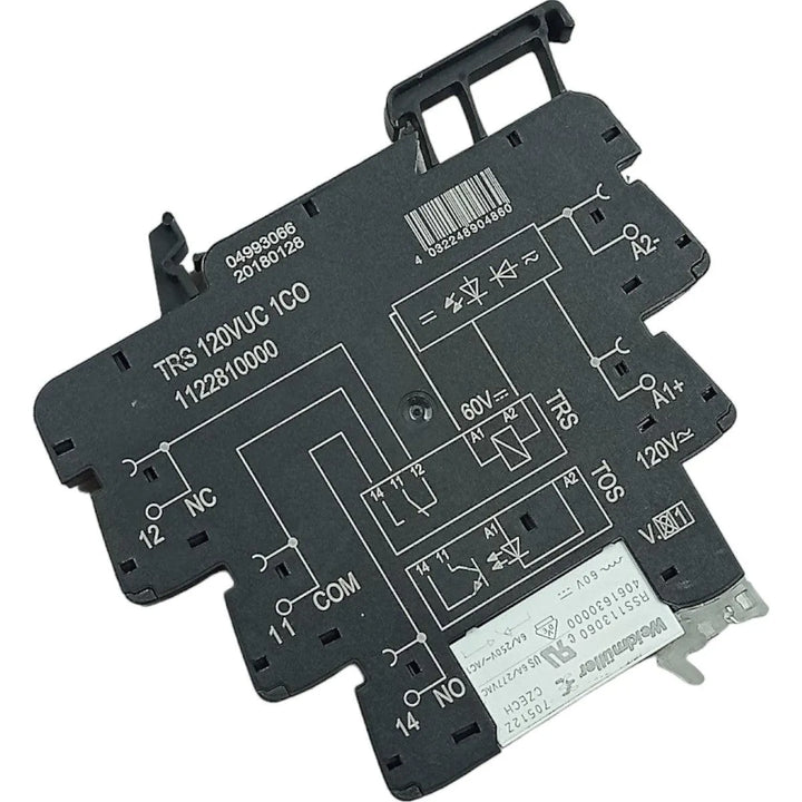 Módulo de Relé Weidmuller TRS 120VUC 1CO 120V 1122810000 - Cabo Eletro