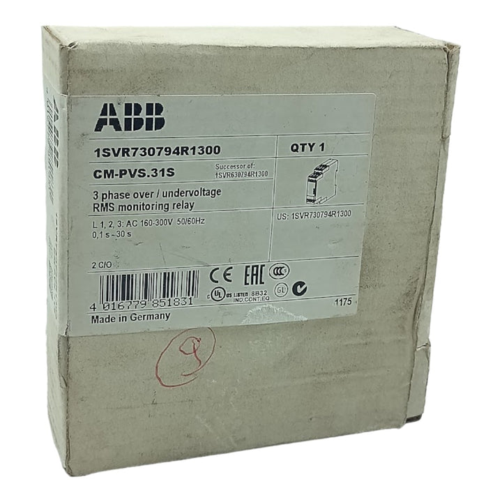 Relé Trifásico ABB CM-PVS.31S AC 160-300V 50/60Hz - Cabo Eletro