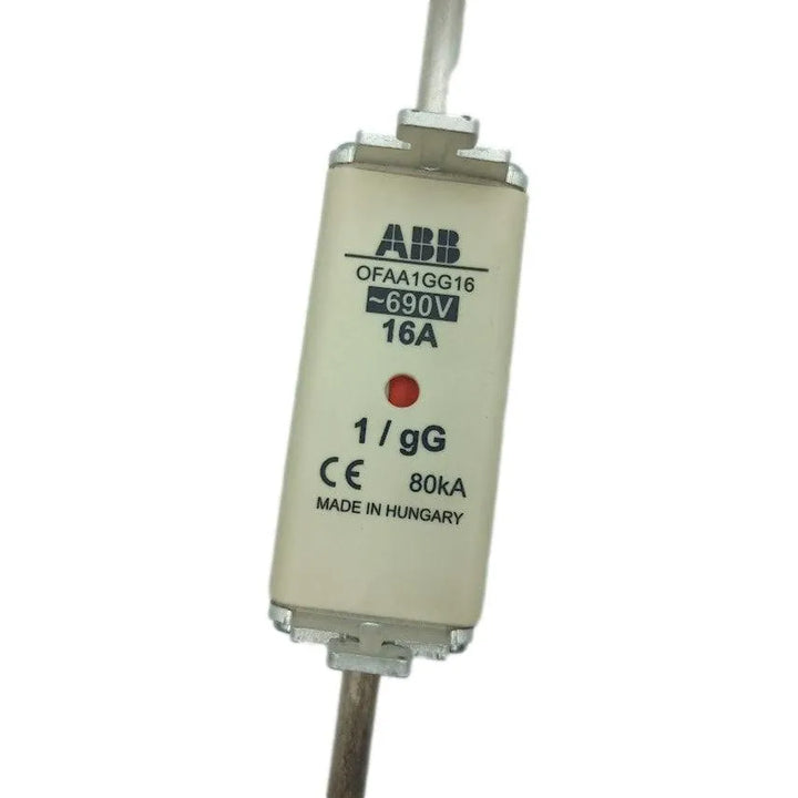 Fusível HCR ABB 1SCA022703R2690 OFAA1GG16 16A 690v 80kA - Cabo Eletro