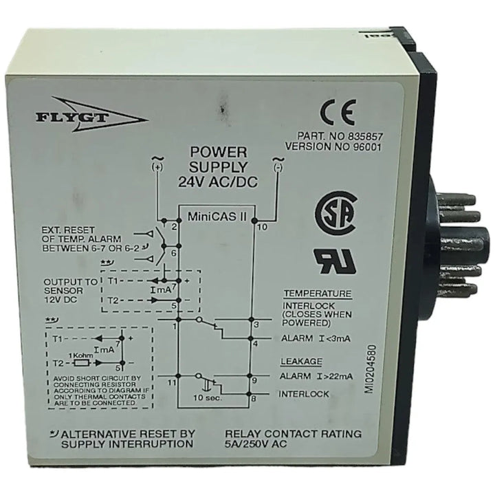 Módulo de Relé Flygt 5A 250V AC 24V AC/DC - Cabo Eletro