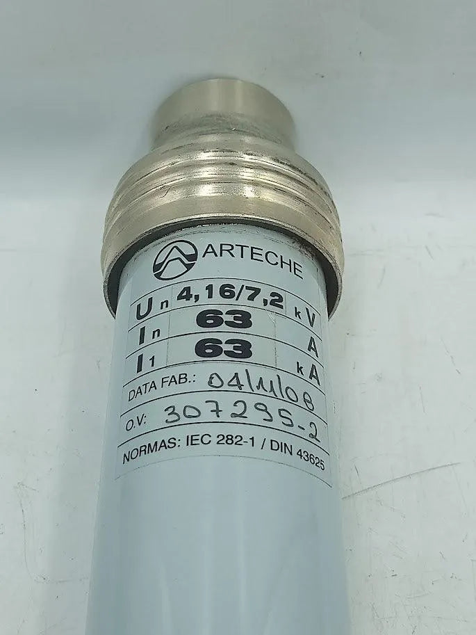 Fusível HH Arteche 307295-2 4,16/7,2kV 63A - Cabo Eletro