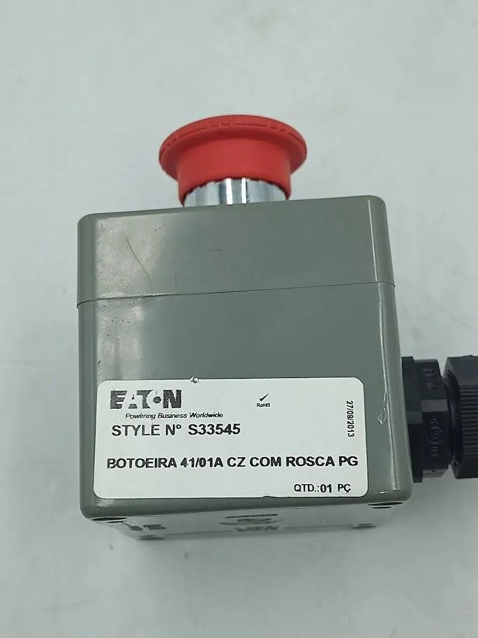 Botoeira 41/01A CZ com Rosca PG Eaton S33545 - Cabo Eletro