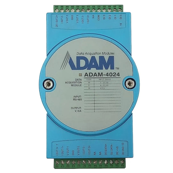 Módulo de E/S Analógica Adam-4024 4AO/4DI Modbus RS-485 - Cabo Eletro