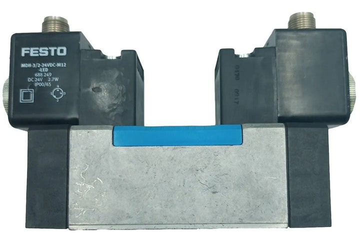 Válvula Solenoide Festo MDH-5/3B-D-1-M12-C 533005 - Cabo Eletro