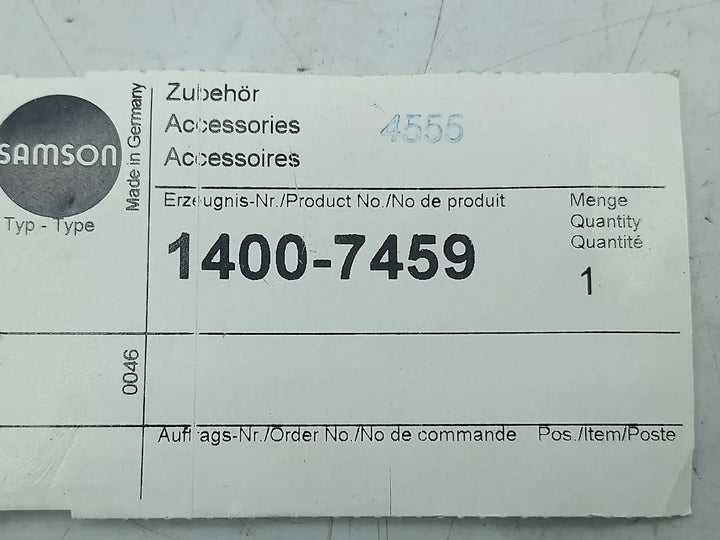 Bloco de Construção do Manômetro Samson 1400-7459 - Cabo Eletro