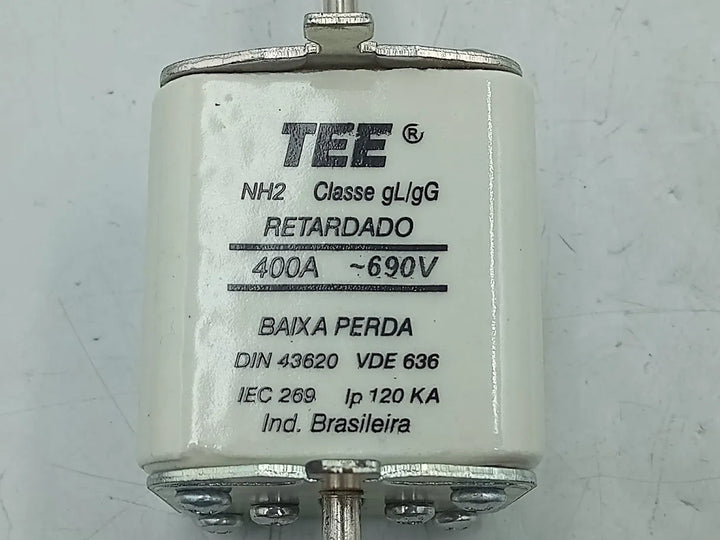 Fusível Retardado TEE NH 2 400A 690V - Cabo Eletro