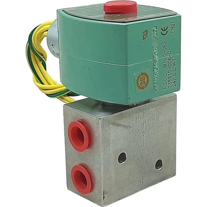 Válvula Solenoide ASCO HT8327G042 1/4 3 vias 11.6W - Cabo Eletro