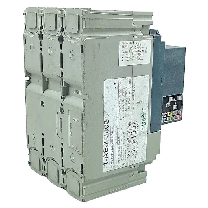 Disjuntor Caixa Moldada Merlin Gerin NS160H 750V 8KV 150A - Cabo Eletro