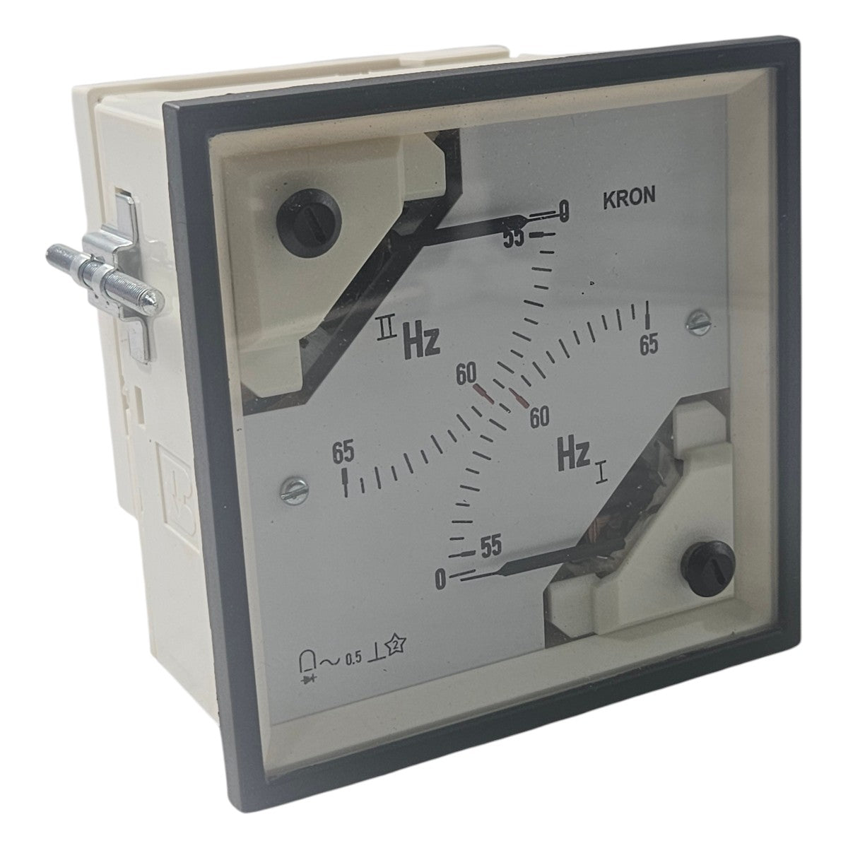 Frequencímetro Analógico 96x96 Kron 0 a 65Hz – Cabo Eletro