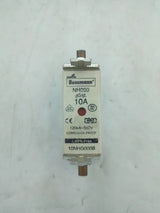 Fusível Bussmann 10A NH000 gG-gL 500V 10NHG000B Kit 6 Pç - Cabo Eletro