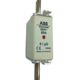 Fusível HRC ABB 1SCA022627R2870 OFAF0H80 500v 80A 120KA 0/gG - Cabo Eletro
