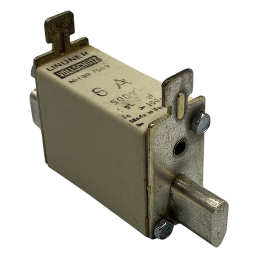 Fusível NH00 gL/gG Lindner Vollschutz 6A 500v 100kA - Cabo Eletro