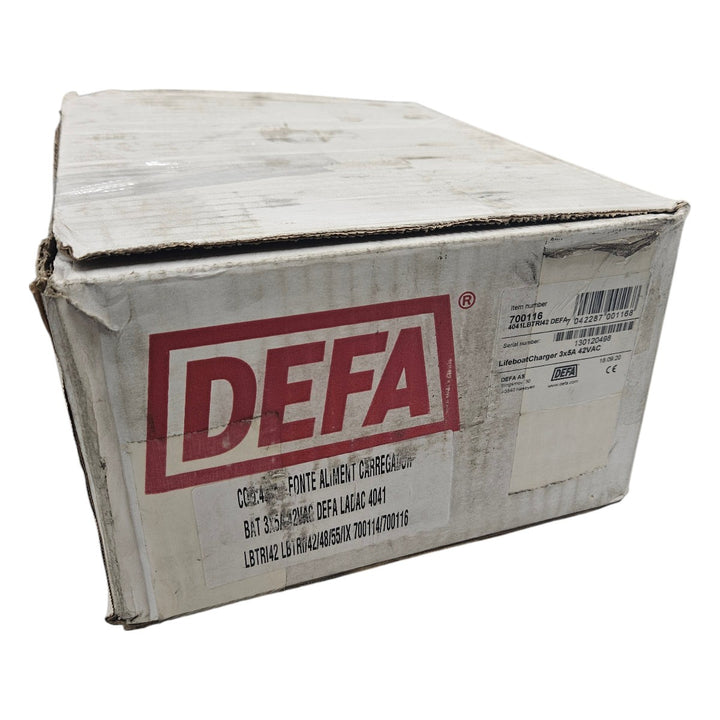 Carregador de Bateria DEFA LifeboatCharger 3x5 12vDC - Cabo Eletro