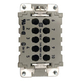Inserto Fêmea Harting HAN 10E-F 10p 16A 500V - Cabo Eletro