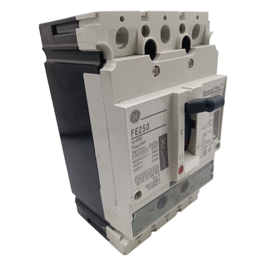 Disjuntor Caixa Moldada GE FE25 FEV36TA250KF 250A 690v 3P - Cabo Eletro
