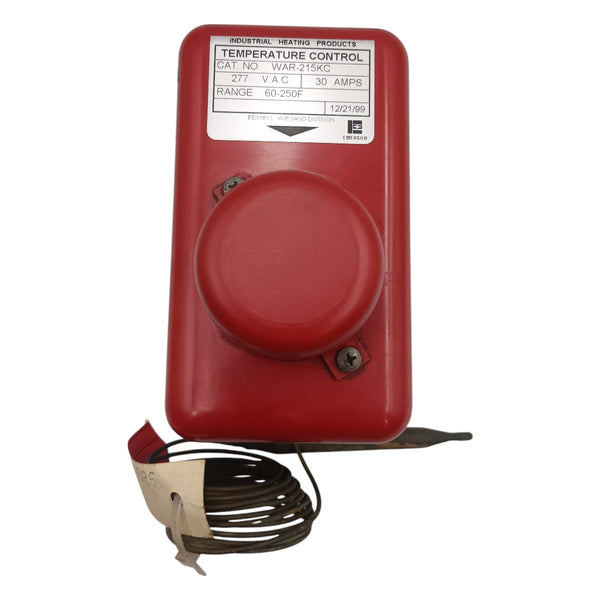 Termostato Emerson WAR-215KC 60-250F 277vAC 30A - Cabo Eletro