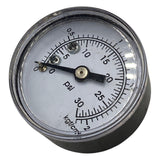 Manômetro DN 40mm 0 a 30Psi x 0 a 2kgf/cm² - Cabo Eletro