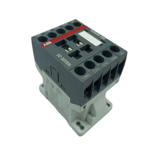 Mini Contator ABB NSE22E-20M 10A 690v 6kA 24v 2no+2nc - Cabo Eletro