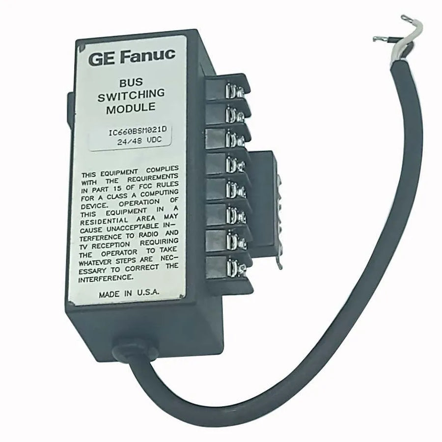 Módulo de Comutação de Barramento Ge Fanuc IC660BSM021D - Cabo Eletro