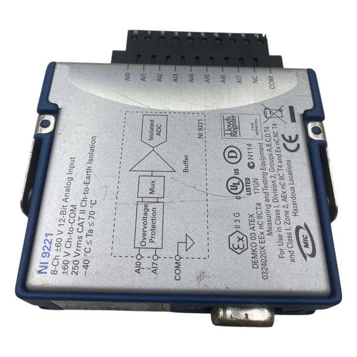 Modulo De Entrada National Instruments NI9221 60V – Cabo Eletro