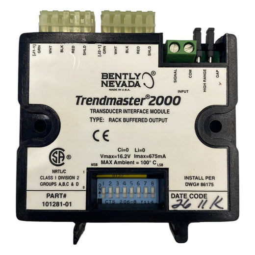 Módulo de Interface do Transdutor Bently Nevada 101281-01 - Cabo Eletro