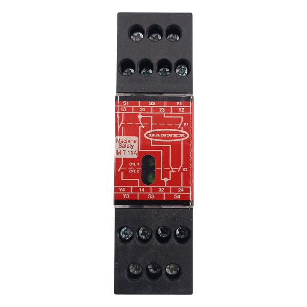 Modulo relé Interface Banner IM-T-9A & IM-T-11A 24vdc - Cabo Eletro